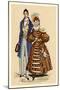 Gentleman and Lady-null-Mounted Art Print