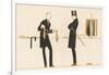 Gentleman Chooses a Tie to Purchase-Bernard Boutet De Monvel-Framed Photographic Print