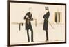 Gentleman Chooses a Tie to Purchase-Bernard Boutet De Monvel-Framed Photographic Print