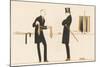 Gentleman Chooses a Tie to Purchase-Bernard Boutet De Monvel-Mounted Photographic Print