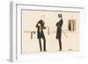 Gentleman Chooses a Tie to Purchase-Bernard Boutet De Monvel-Framed Photographic Print