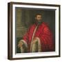 Gentleman Facing to the Right, C.1553-Jacopo Robusti Tintoretto-Framed Giclee Print