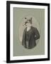 Gentleman Fox-J Hovenstine Studios-Framed Giclee Print