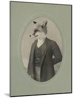 Gentleman Fox-J Hovenstine Studios-Mounted Giclee Print