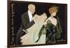 Gentleman Helps a Lady with Her Shawl-Evans-Framed Photographic Print