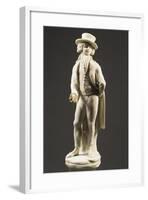 Gentleman Holding Flower in His Right Hand, 1790-1800-null-Framed Giclee Print