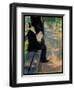 Gentleman in a Zoo, C.1900-Lesser Ury-Framed Giclee Print