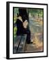 Gentleman in a Zoo, C.1900-Lesser Ury-Framed Giclee Print