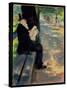 Gentleman in a Zoo, C.1900-Lesser Ury-Stretched Canvas