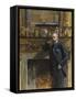 Gentleman in an Interior at 5 Fig Tree Court, 1890-Sydney Prior Hall-Framed Stretched Canvas