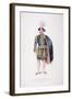 Gentleman in Ceremonial Costume, 1824-Edward Scriven-Framed Giclee Print