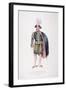 Gentleman in Ceremonial Costume, 1824-Edward Scriven-Framed Giclee Print