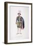 Gentleman in Ceremonial Costume, 1824-Edward Scriven-Framed Giclee Print
