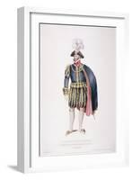 Gentleman in Ceremonial Costume, 1824-Edward Scriven-Framed Giclee Print