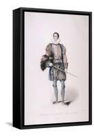 Gentleman in Cerimonial Costume, 1826-Henry Meyer-Framed Stretched Canvas