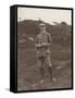 Gentleman in His Plus-Fours Ready to Play a Game of Golf-null-Framed Stretched Canvas