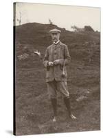 Gentleman in His Plus-Fours Ready to Play a Game of Golf-null-Stretched Canvas