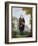 Gentleman in the Grounds of His House, c.1800-10-Samuel de Wilde-Framed Premium Giclee Print