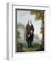 Gentleman in the Grounds of His House, c.1800-10-Samuel de Wilde-Framed Premium Giclee Print