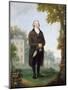 Gentleman in the Grounds of His House, c.1800-10-Samuel de Wilde-Mounted Premium Giclee Print