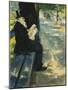 Gentleman in the Park-Lesser Ury-Mounted Giclee Print