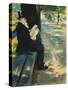 Gentleman in the Park-Lesser Ury-Stretched Canvas