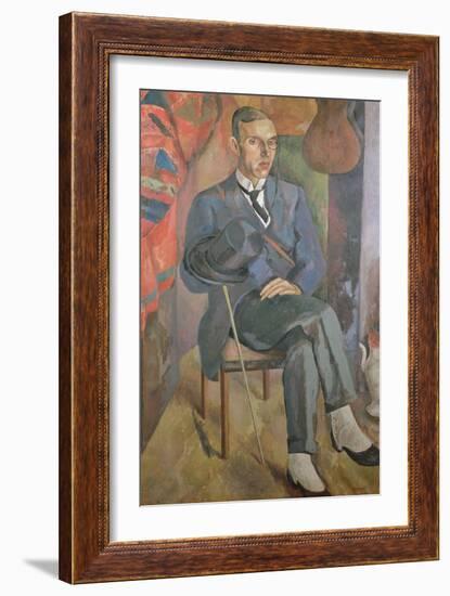 Gentleman in Top Hat, 1919-Nina Hamnett-Framed Giclee Print