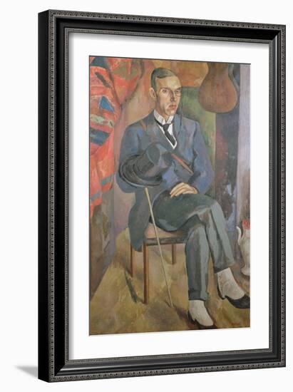 Gentleman in Top Hat, 1919-Nina Hamnett-Framed Giclee Print