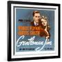 Gentleman Jim, Errol Flynn, Alexis Smith on Window Card, 1942-null-Framed Photo