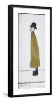 Gentleman Looking At Something, 1960-Laurence Stephen Lowry-Framed Premium Giclee Print