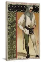 Gentleman of Florence, 14th Century-null-Stretched Canvas