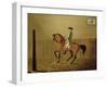 Gentleman on a Bay Horse in a Riding School, 1766-Thomas Parkinson-Framed Giclee Print