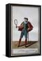 Gentleman Playing Real Tennis in 1586 Under-null-Framed Stretched Canvas