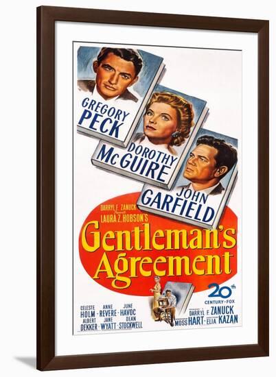 Gentleman's Agreement-null-Framed Art Print