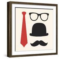 Gentleman's Style II-Clara Wells-Framed Giclee Print