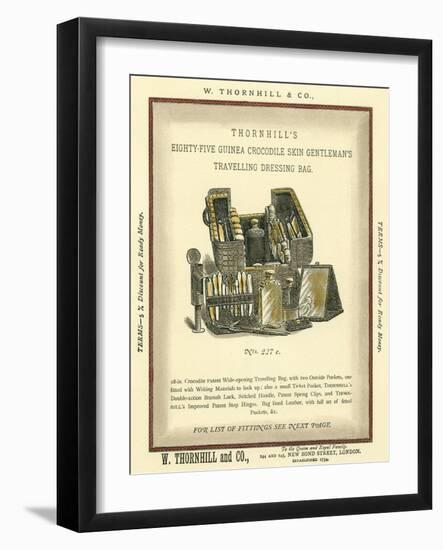 Gentleman's Travel Cases II-Vision Studio-Framed Art Print