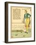 Gentleman Stands With His Hand On A Table With A Goblet Nearby-Walter Crane-Framed Art Print