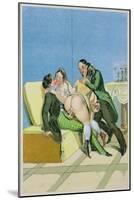 Gentlemen Callers, Published 1835, Reprinted in 1908-Peter Fendi-Mounted Giclee Print