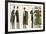 Gentlemen in Evening Dress Queue to Collect Their Overcoats from the Cloakroom-Bernard Boutet De Monvel-Framed Photographic Print