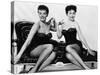 Gentlemen Marry Brunettes, from Left, Jane Russell, Jeanne Crain, 1955-null-Stretched Canvas