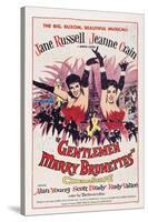 Gentlemen Marry Brunettes, Jane Russell, Jeanne Crain, 1955-null-Stretched Canvas