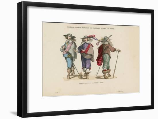 Gentlemen of 1615-1630-null-Framed Giclee Print