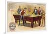 Gentlemen of Taste, Playing Pool-American School-Framed Giclee Print