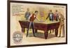 Gentlemen of Taste, Playing Pool-American School-Framed Giclee Print