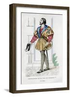 Gentlemen of the Court of Francis I of France, 16th Century (1882-188)-Petit-Framed Giclee Print