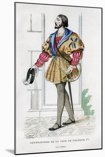 Gentlemen of the Court of Francis I of France, 16th Century (1882-188)-Petit-Mounted Giclee Print