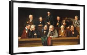 Gentlemen Of The Jury-John Morgan-Framed Premium Giclee Print