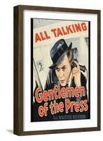 Gentlemen of the Press-null-Framed Art Print