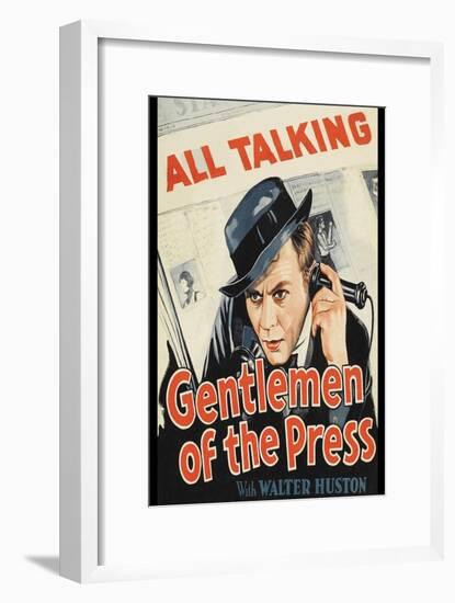 Gentlemen of the Press-null-Framed Art Print