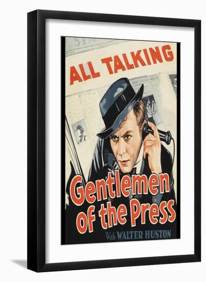 Gentlemen of the Press-null-Framed Art Print